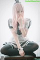 DJAWA Photo - Bambi (밤비): "Sheer Bunny Maid" (51 photos) P21 No.846880