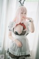 DJAWA Photo - Bambi (밤비): "Sheer Bunny Maid" (51 photos) P25 No.b5e79e